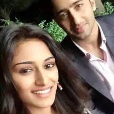 Shaheer Sheikh (TV Actor) with Erica Fernandes