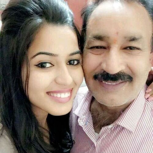 Radhika Chhabara (Actress) with father