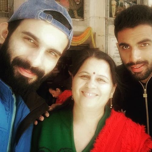 Ankit with Mother Rita Siwach