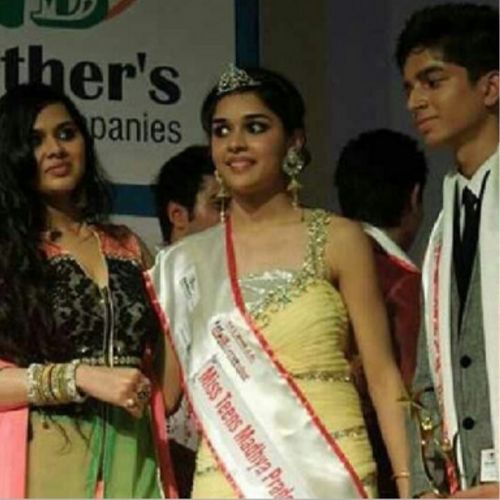 Eisha won Miss Teen Madhya Pradesh