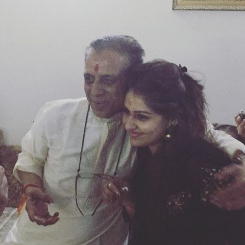 Ankita With Father