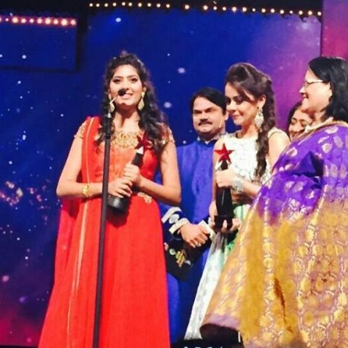 Rajshri with star pariwar award