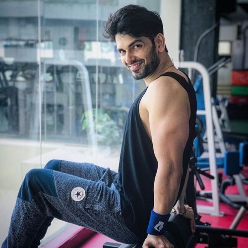 Rahul Sharma in gym