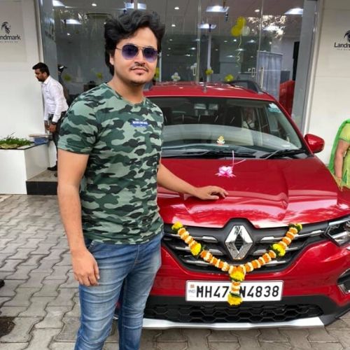 Mohit Sinha with car