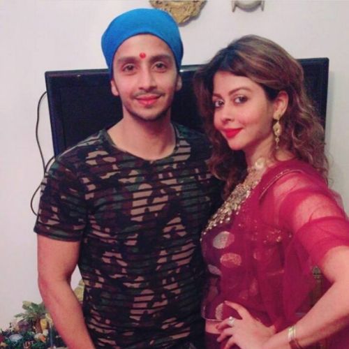 Param Singh with sister