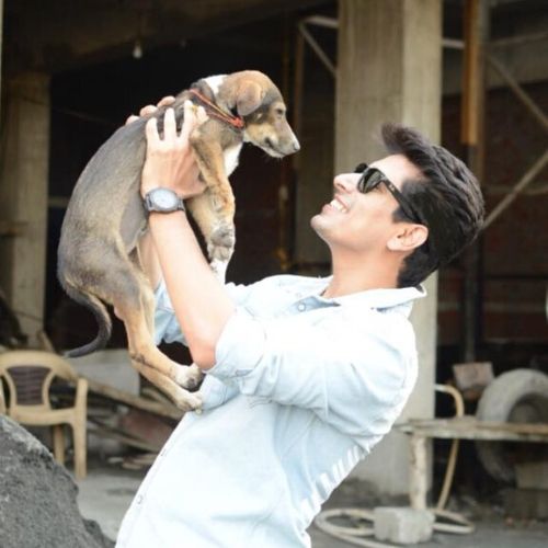 Khushwant is pet lover