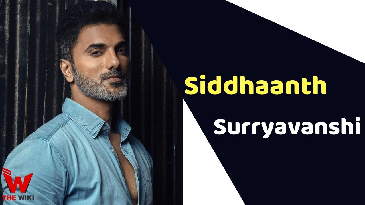 Siddhaanth Vir Surryavanshi (Actor)