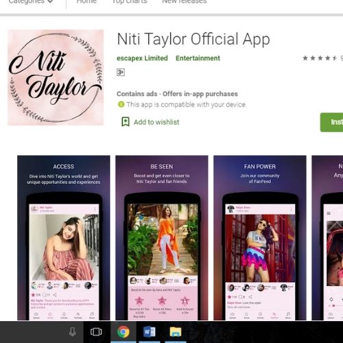 Niti Taylor Official App
