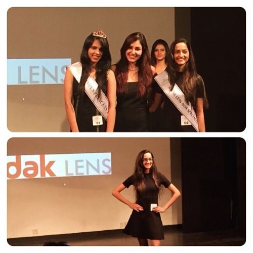 Gargi Sawant at campus princess competition