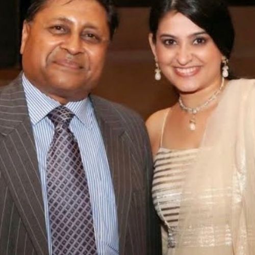 Smita Bansal with father