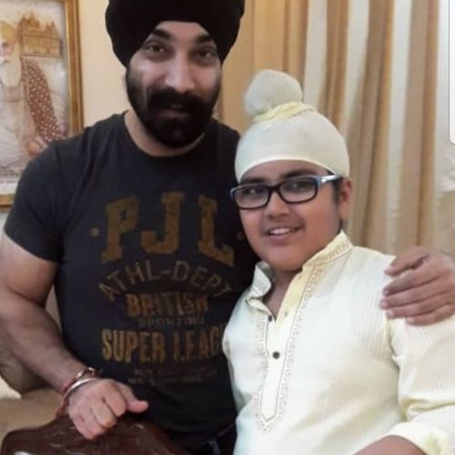 Gurman Singh Kohli with Father