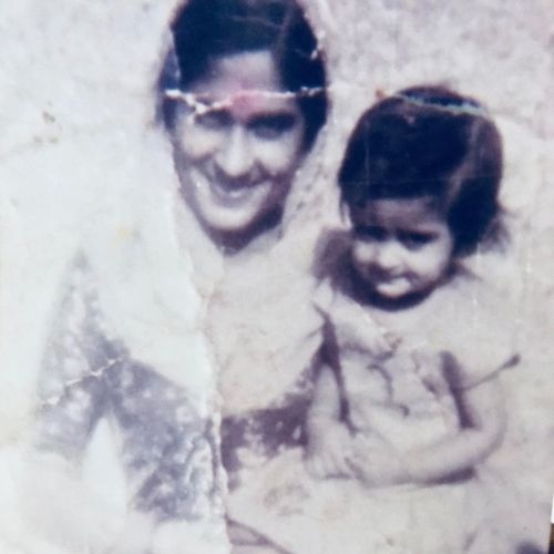 Jaanvi Sangwan with Mother