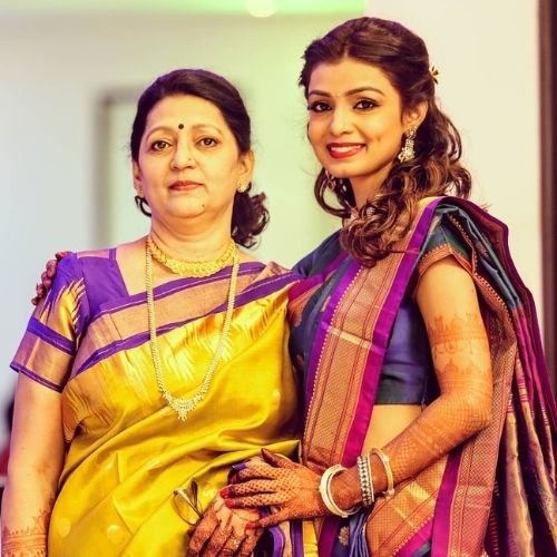 Mayuri Deshmukh with Mother