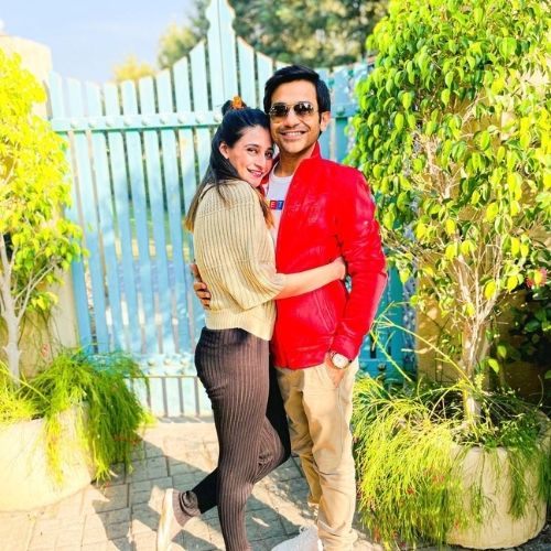 Naina Trivedi with Husband (Siddharth Sharma)