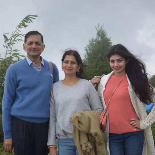 Urmimala Sinha Roy with Family