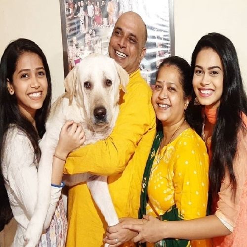 Visha Vira with Family