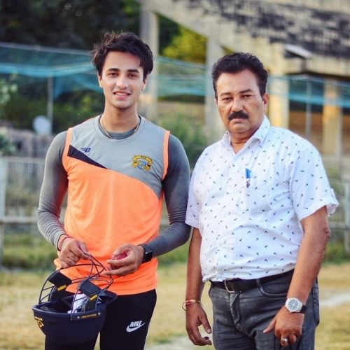 Abhishek Sharma with father