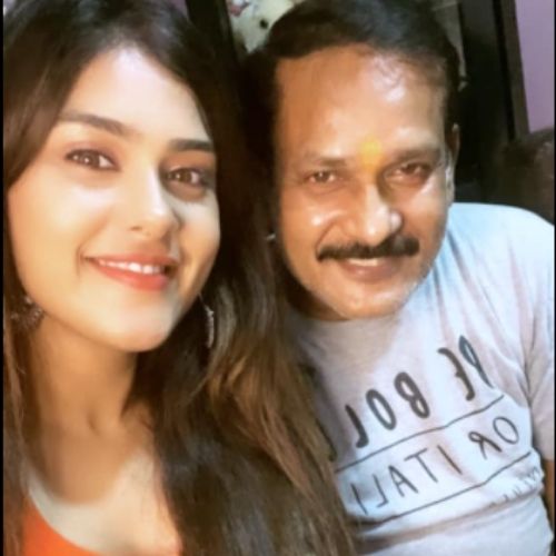Naira Shah with Father
