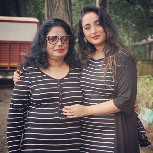 Rani Chatterjee with Mother