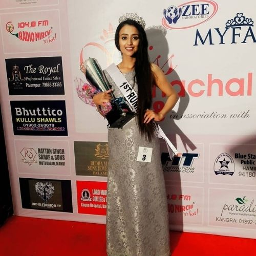Monika Chauhan at Miss Himachal 2018