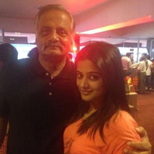 Priya Mani with Father