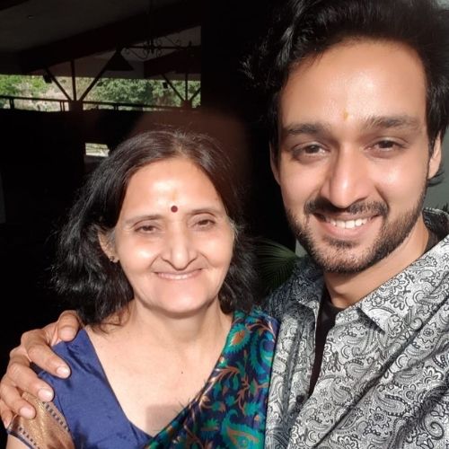 Saurabh Raj Jain with Mother