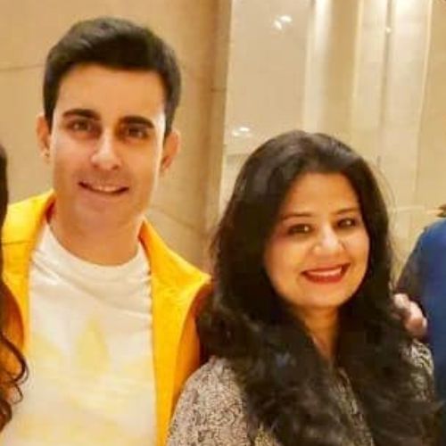 Gautam Rode with His Sister
