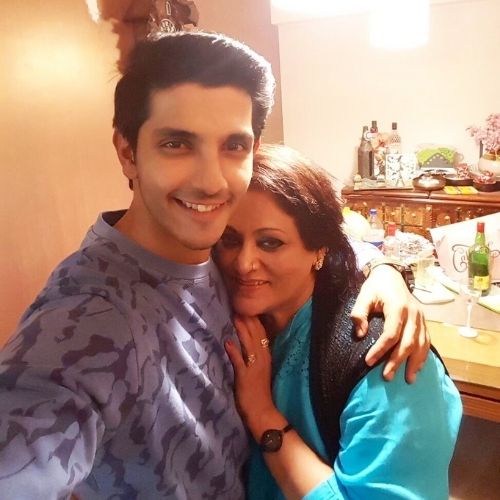 Kunwar Dhillon with Mother
