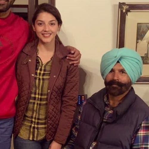 Mehreen Kaur Pirzada with Father