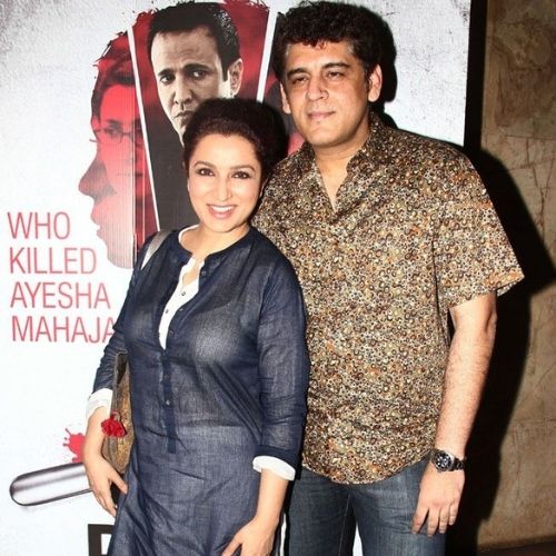 Tisca Chopra with Sanjay Chopra