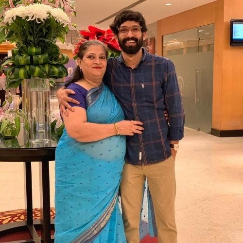 Vikrant Massey with Mother