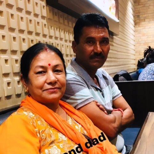 Aditi Rajput with Her Father and Mother