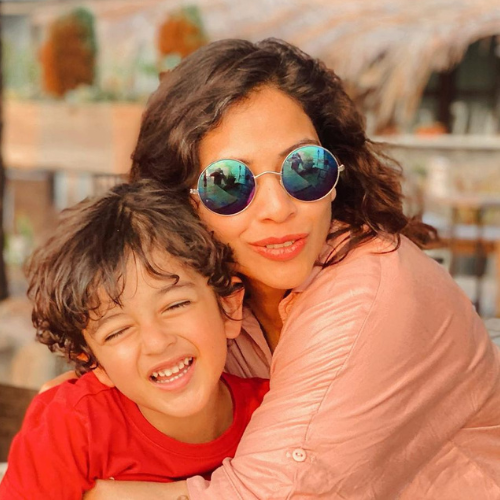 Deepali Pansare with Her Son Ruhaan