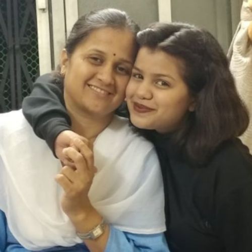 Mugdha Puranik with Mother