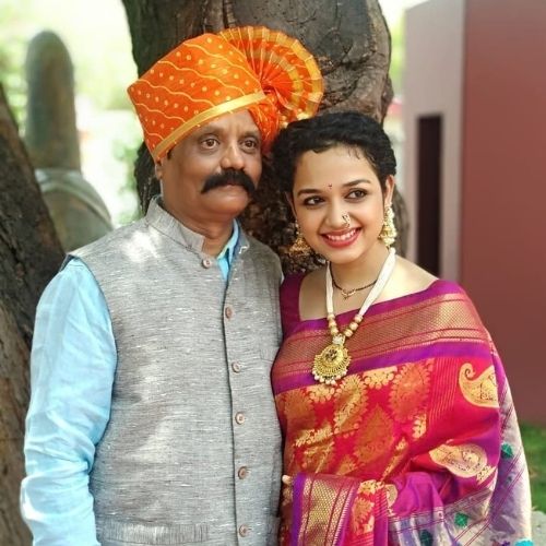 Rashmi Anpat with Her Father