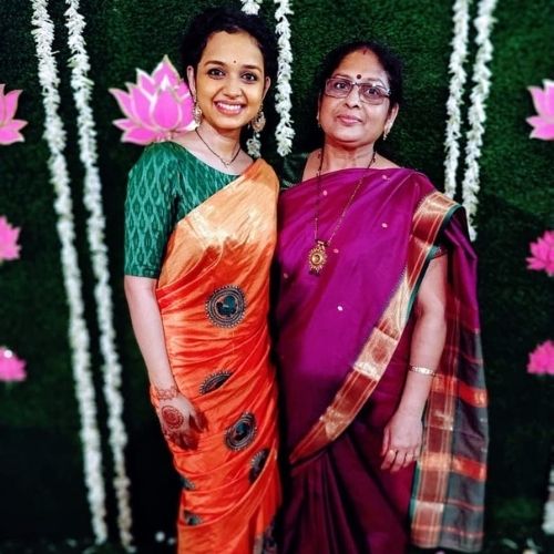 Rashmi Anpat with Her Mother