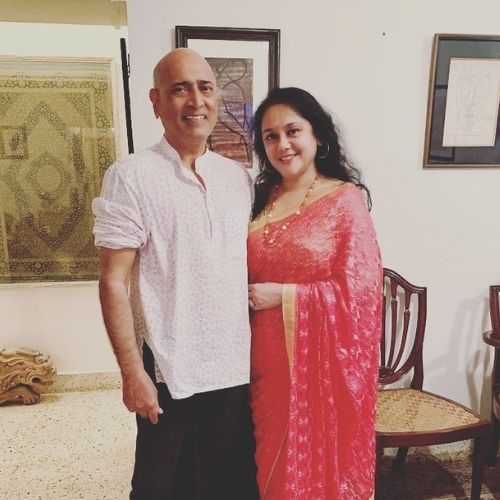 Deepika Amin with Vikram Amin (Husband)