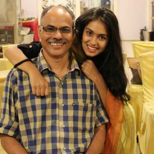 Gauri Deshpande with Father