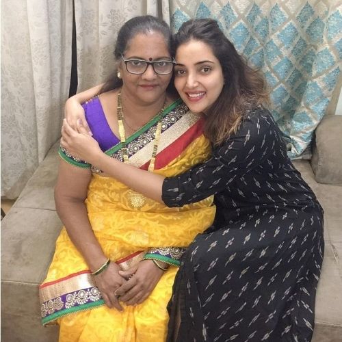 Rupali Bhosale with Her Mother
