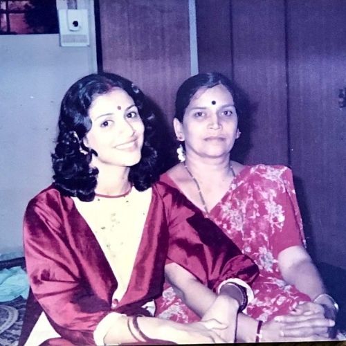 Supriya Pilgaonkar with Mother