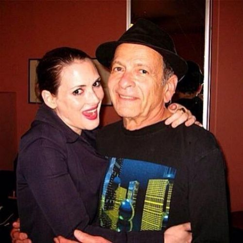 Winona Ryder with Father