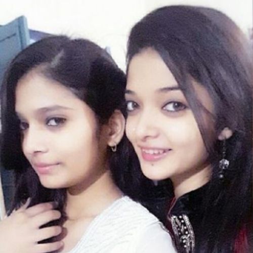 Zoya Khan with Sister