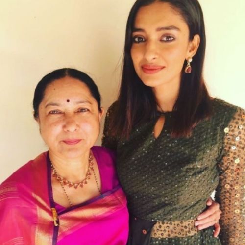Dayana Erappa with Mother