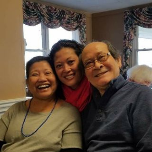 Eugene Cordero's Sister with Parents