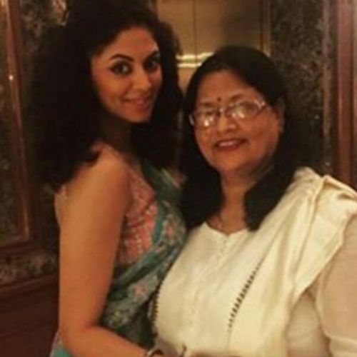 Kavita Kaushik with Mother