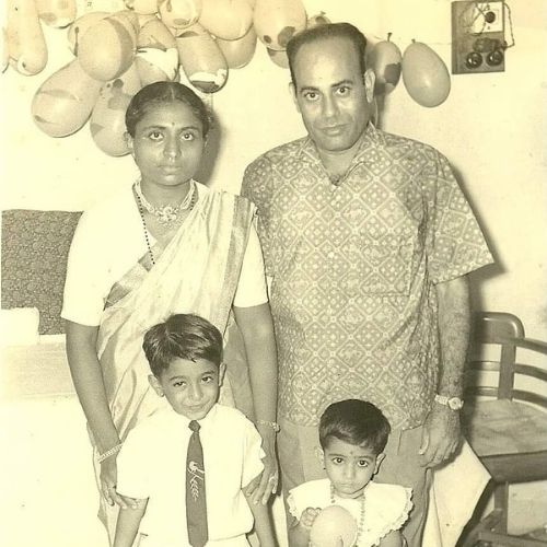 Nitish Bharadwaj Parents