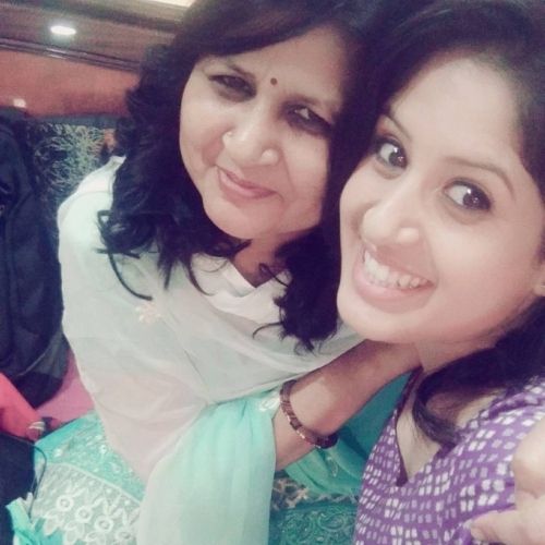 Ruchi Tripathi with Mother