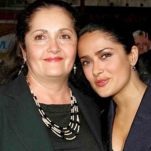 Salma Hayek with Mother