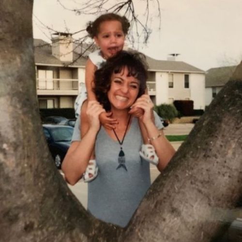 Sasha Lane with Mother