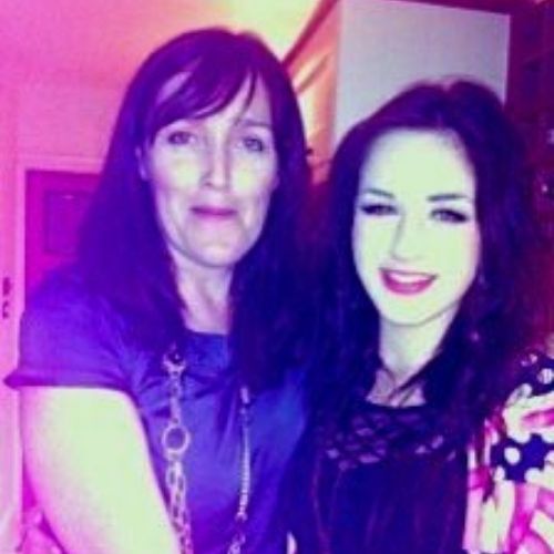 Danielle Galligan with Mother